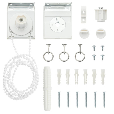 Roleta zewnętrzna 90% blokada UV Niebiesko-biała w paski HDPE