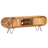vidaXL Szafka pod TV, 140x30x45 cm, lite drewno sheesham