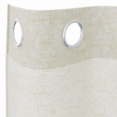 Firany Voile z zasłonami 2 pcs Kremowy 175 x 140 cm Poliester