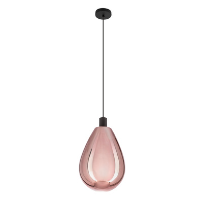 Lampa wisząca Denso 30 szklana kula miedziana do jadalni nad stół