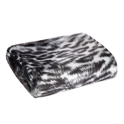 Koc Fla czarny 150x200