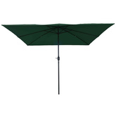 Parasolka ogrodowa Zielony 295 x 295 x 245 cm Poliester i Stal