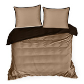 Pościel Lunara jasnobrązowa 160x200