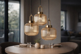 Lampa wisząca K-5897 z serii ARIA