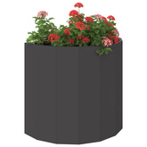 Donica Czarny 60 x 30 x 50 cm Stal
