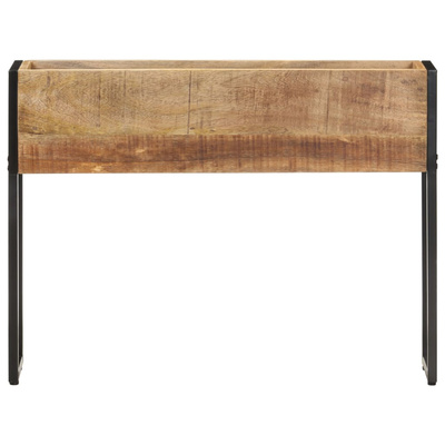 vidaXL Donica, 90x20x68 cm, surowe drewno mango