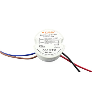 Zasilacz do taśm LED DAMIK Round 24V 45W IP67