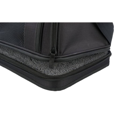 TRIXIE Transporter samolotowy dla psa Gate, 45x28x25 cm, czarny