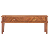 vidaXL Szafka pod TV, 110x40x41 cm, lite drewno akacjowe