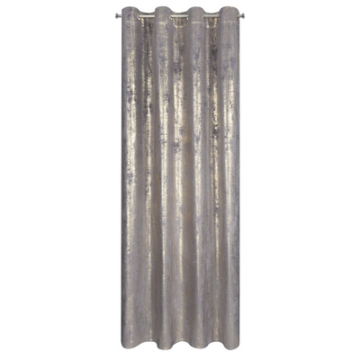 Zasłona Renia stalowa 140x250