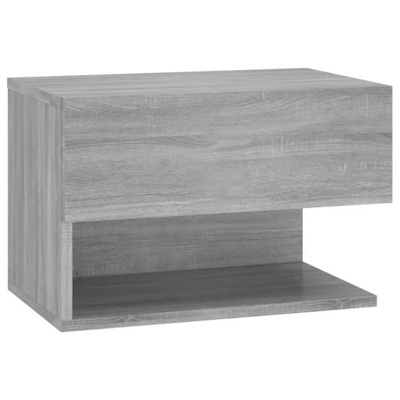 vidaXL Wiszące szafki nocne, 2 szt., szary dąb sonoma model standard