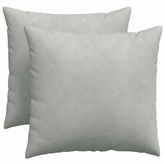 Poduszki na sofę 2 pcs Jasnoszary 50 x 50 cm Tkanina sztruksowa
