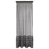 Firana Carli czarna 140x250