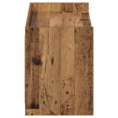 Szafka na buty z drzwiami Stare drewno 100 x 39,5 x 51 cm