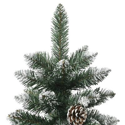 Sztuczna choinka ze stojakiem, zielona, 120 cm, PVC