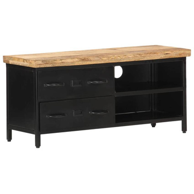 vidaXL Szafka pod TV, 90x30x41 cm, surowe drewno mango