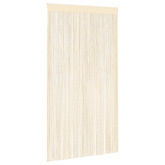Zasłony sznurkowe, 2 sztuki, 100 x 250 cm, kremowe