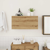 Wisząca szafka łazienkowa, dąb artisan, 80x25x40 cm