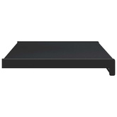 Parapet okienny Czarny z rysunkiem drewna 100 x 30 x 4,5 cm PVC