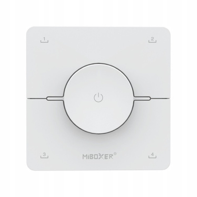 MiBoxer K0 ścienny przycisk 2.4GHz Biały bezprzewodowy Milight