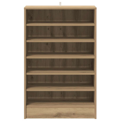 Szafka na buty, dąb artisan 60x35x92 cm materiał drewnopochodny