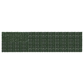 Parawan balkonowy z liśćmi Ciemnozielony 600 x 150 cm