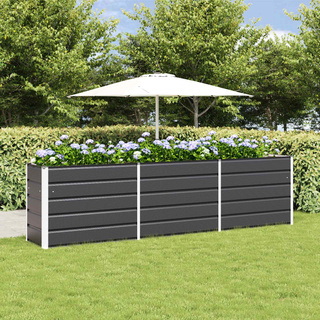 Donica Antracyt 290 x 50 x 75 cm Stal Galwanizowana