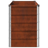 Podniesione Łóżko Ogrodowe Rdzawy 100 x 40 x 55 cm tektura