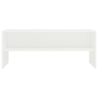 vidaXL Szafka pod TV, biała, 100x40x40 cm, materiał drewnopochodny