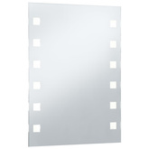 vidaXL Ścienne lustro łazienkowe z LED, 60 x 80 cm