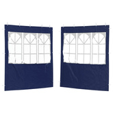 Ściana boczna namiotu na imprezy 2 pcs 200 x 195 cm niebieski