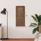Roleta brązowy 60 x 160 cm Bambus