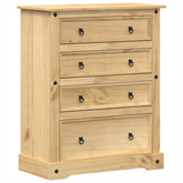 Komoda Corona, 92x48x114 cm, lite drewno sosnowe