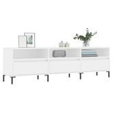 vidaXL Szafka pod TV, biała, 150x30x44,5 cm, materiał drewnopochodny model standard