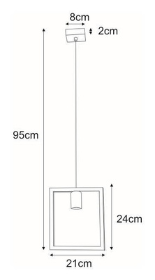 Lampa wisząca K-4030 z serii LAVAYA KAJA