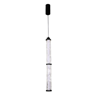 Lampa wisząca Corte szklana tuba pojedyncza LED 18W 3000K regulowana