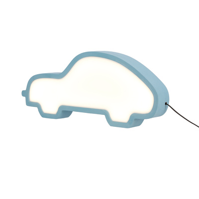 car lampa stołowa dla dziecka led iq kids niebieski