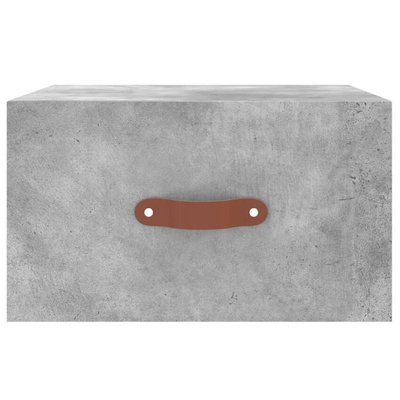 vidaXL Wiszące szafki nocne, 2 szt., szarość betonu, 35x35x20 cm wariant 7