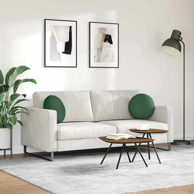 Poduszki na siedziska 2 pcs Ciemna zieleń ? 40 cm