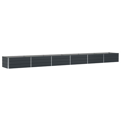 Donica Antracyt 600 x 80 x 45 cm Stal