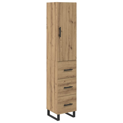 Highboard Dąb rzemieślniczy 34,5 x 34 x 180 cm