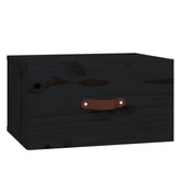 vidaXL Szafki nocne, wiszące, 2 szt., 40x29,5x22 cm, czarne