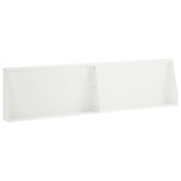 Mur oporowy 2 szt. 80 x 12 x 40 cm Stal Biały