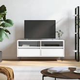 Szafka pod TV, biała, 100x34,5x44,5 cm, materiał drewnopochodny vidaXL