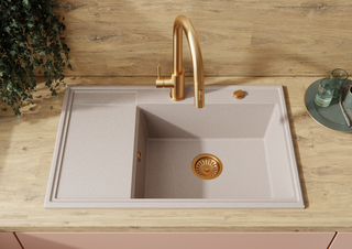 Zlewozmywak Felicja 79P 02 / beż piaskowy