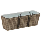 Balustrada 2 pcs 50 x 17 x 17 cm Metal