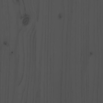 vidaXL Biurko, szare, 100x50x75 cm, lite drewno sosnowe