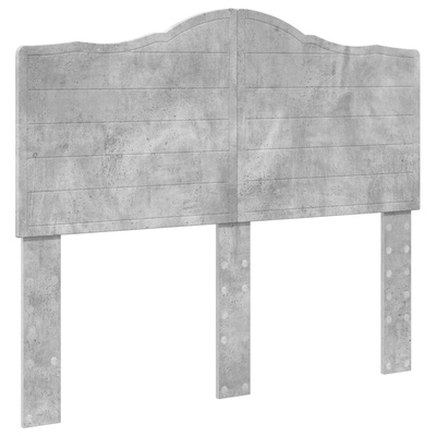 Ramka łóżka Betonowy Szary 135 x 190 cm Drewno inżynieryjne