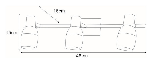 K-WLD94503-3 z serii HOSTA Kinkiet