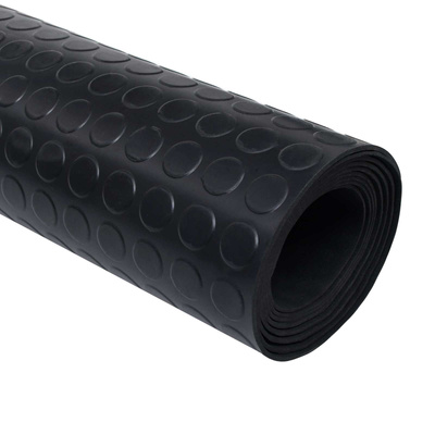 Maty podłogowe Czarny 1 x 5 m Guma